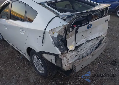 2011 Toyota Prius Three из США, поврежденный, VIN JTDKN3DU7B0292094